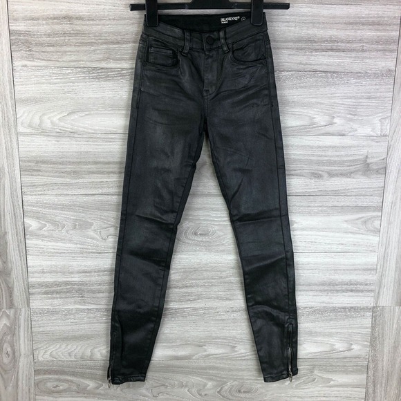 Blank NYC The Bond Coated Skinny Jeans Pants Size 24 $98 - Picture 4 of 12